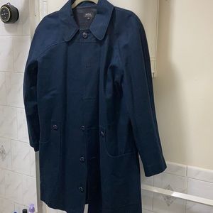 APC Rue Madame Paris Navy Color Over Coat